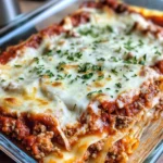 Homemade Sunday Lasagna Pasta Casserole Supreme recipe photo