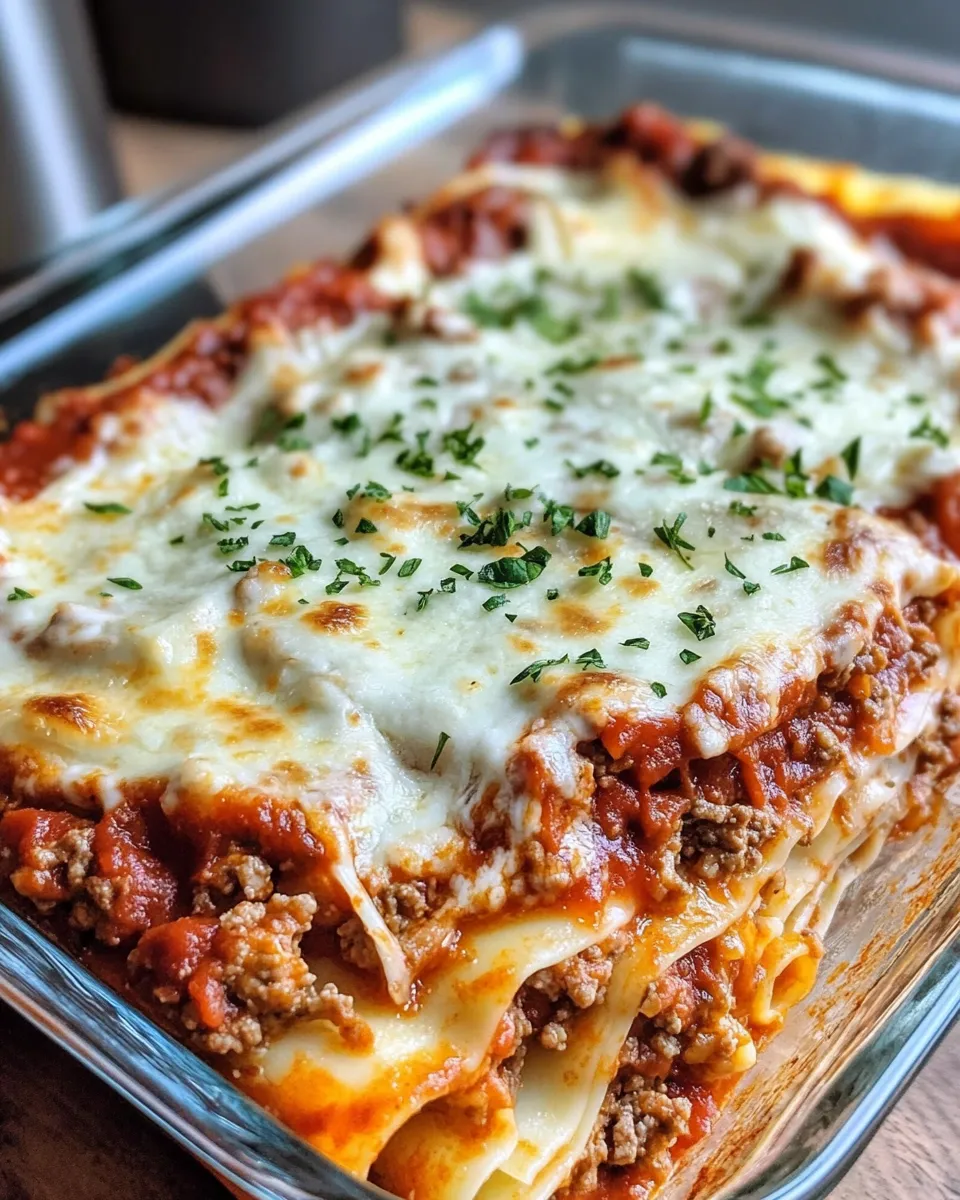 Homemade Sunday Lasagna Pasta Casserole Supreme recipe photo