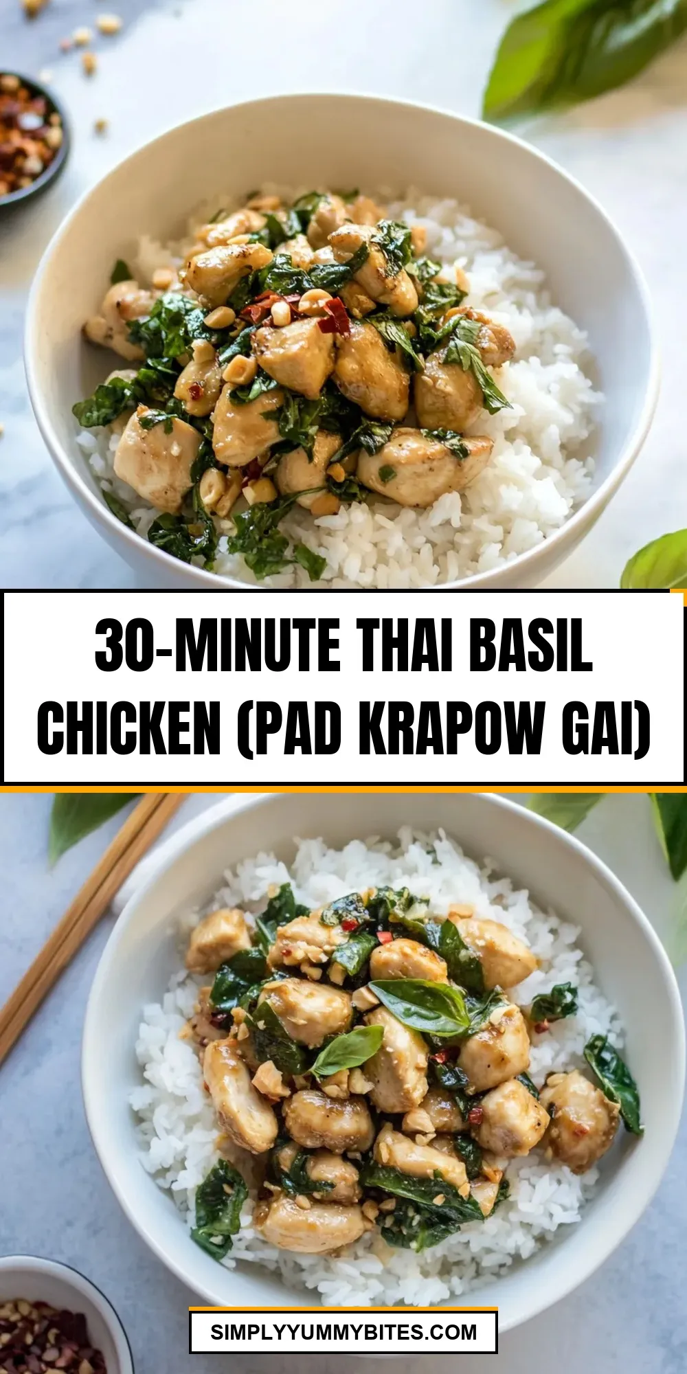 30-Minute Thai Basil Chicken (Pad Krapow Gai) Recipe