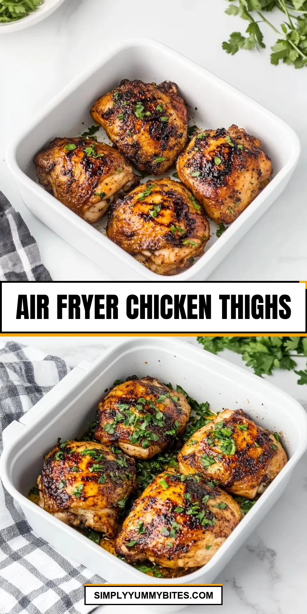 Easy Air Fryer Chicken Thighs Recipe