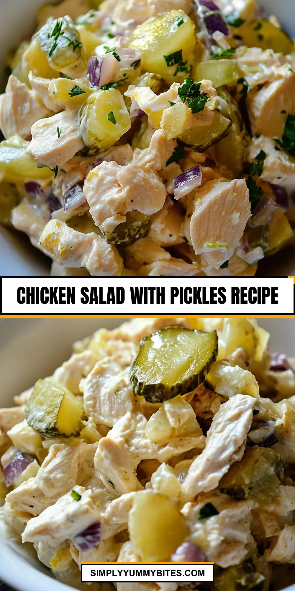 The Best Chicken Salad With Pickles Ever