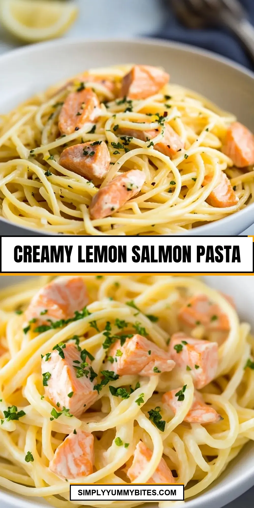 How To Make Flavorful Creamy Lemon Salmon Pasta