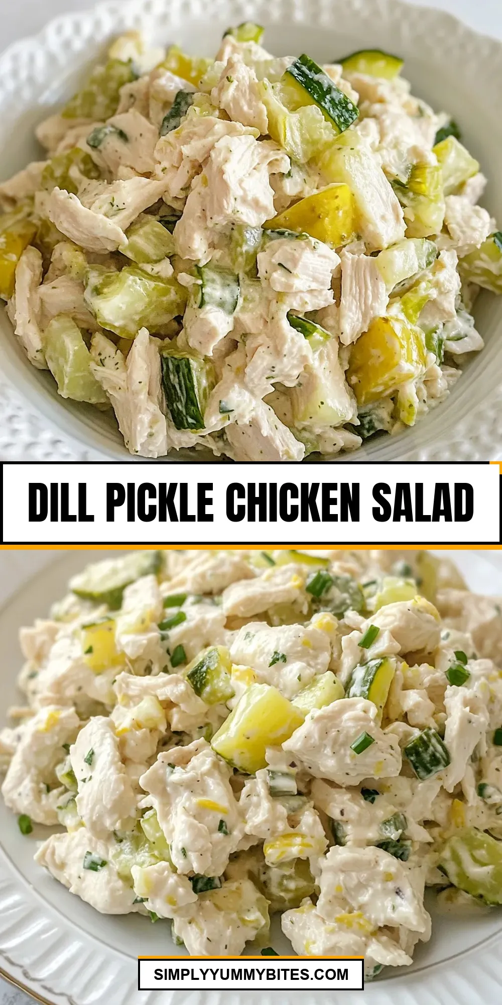 Easy Dill Pickle Chicken Salad