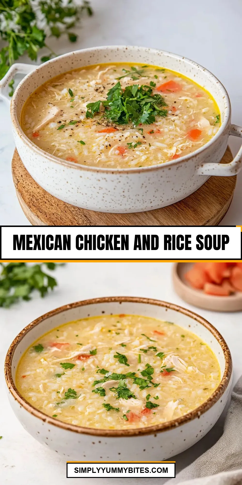 Mexican Chicken And Rice Soup (Creamy & Delicious)