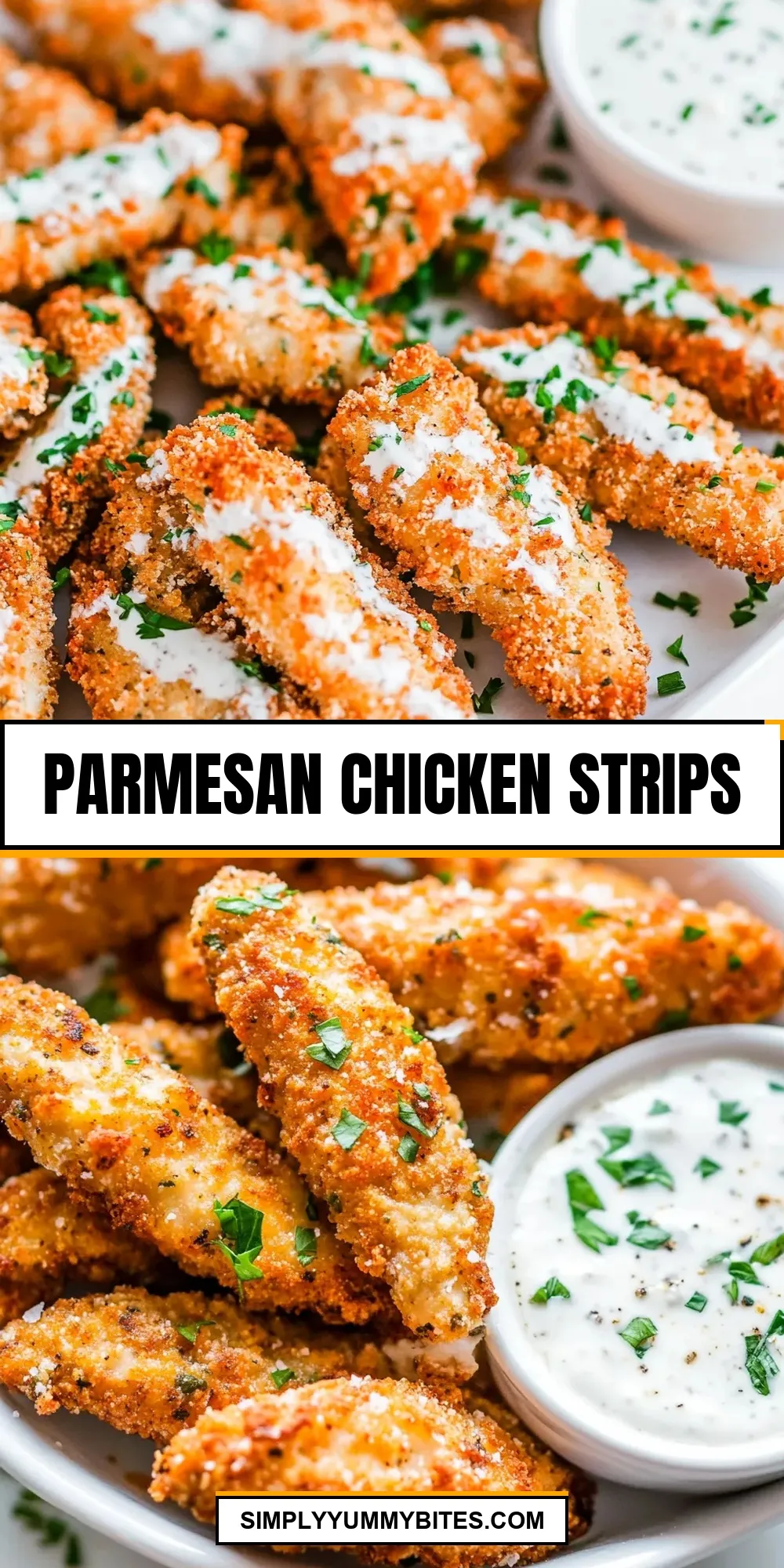 The Best Parmesan Chicken Strips Ever