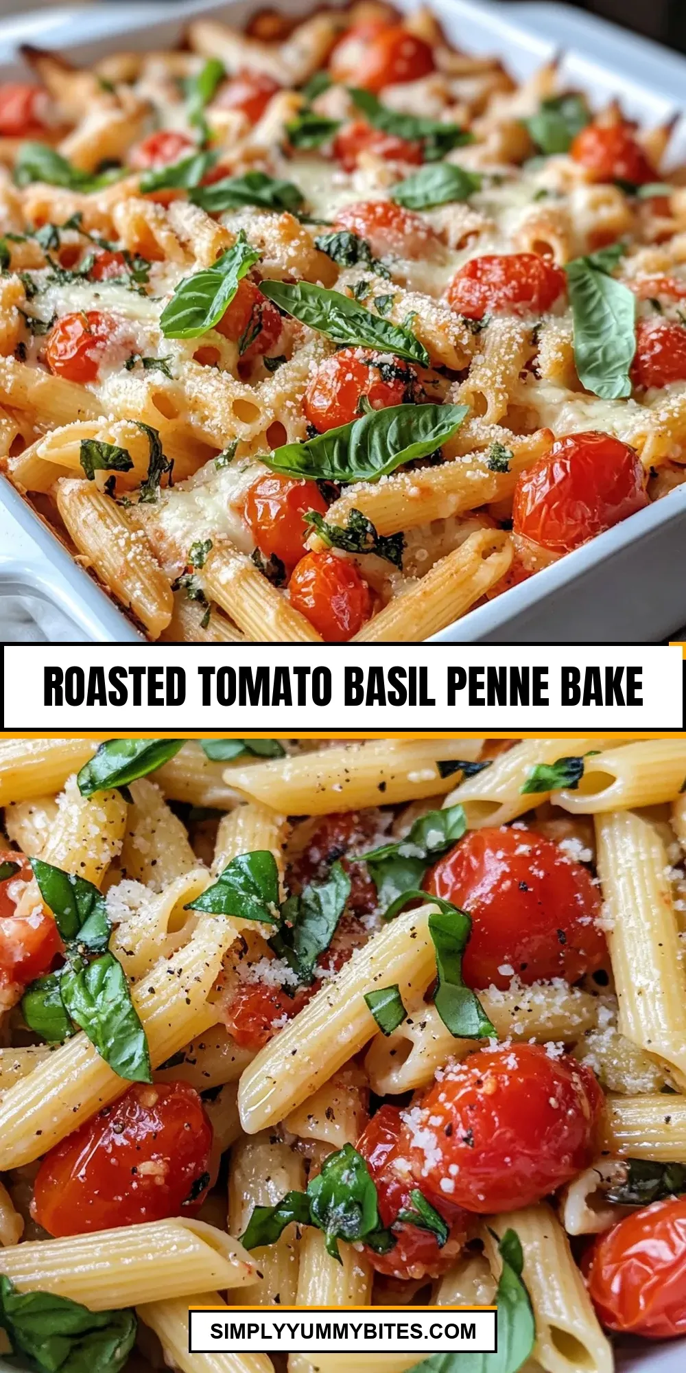 How To Make Tasty Roasted Tomato Basil Penne Bake