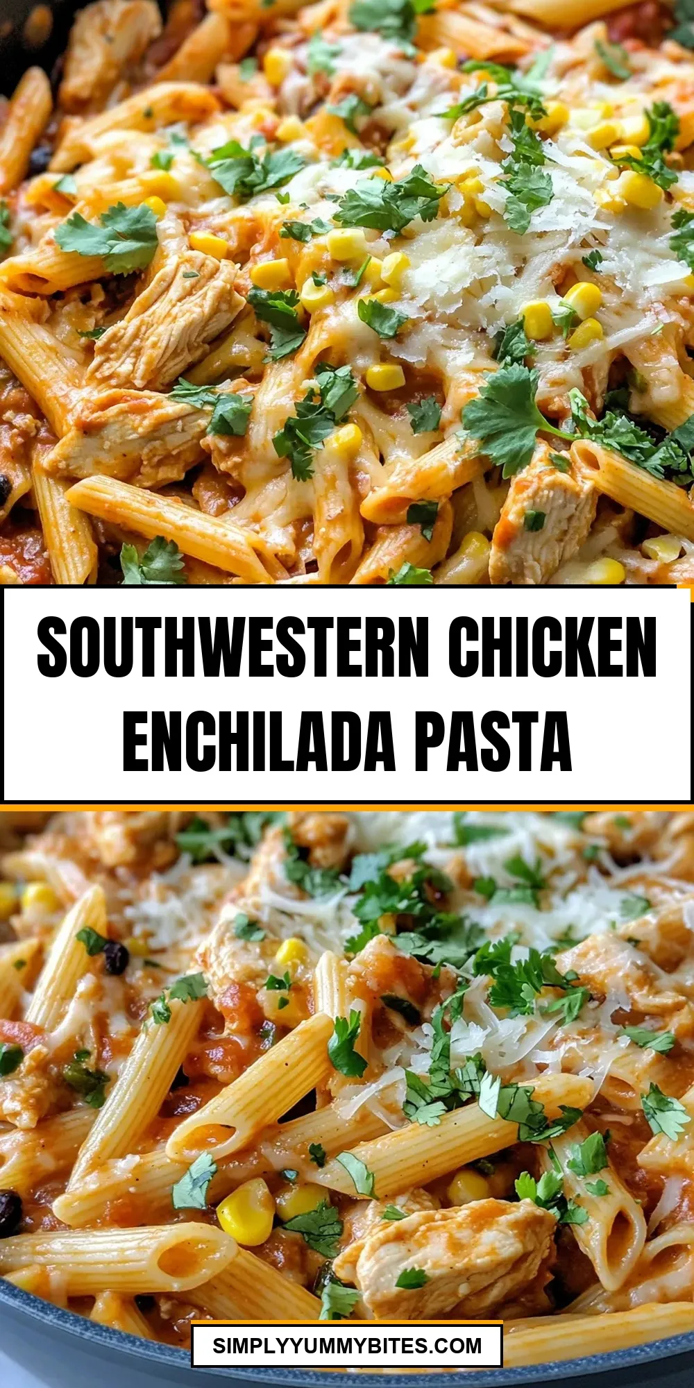 Southwestern Chicken Enchilada Pasta Recipe