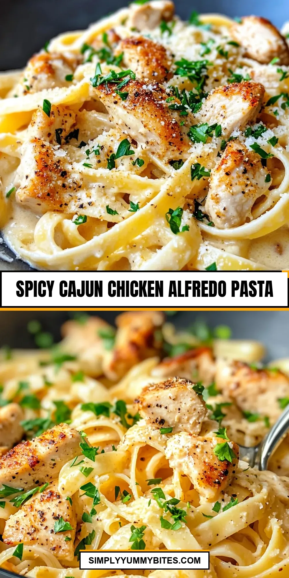 How To Make The Best Spicy Cajun Chicken Alfredo Pasta