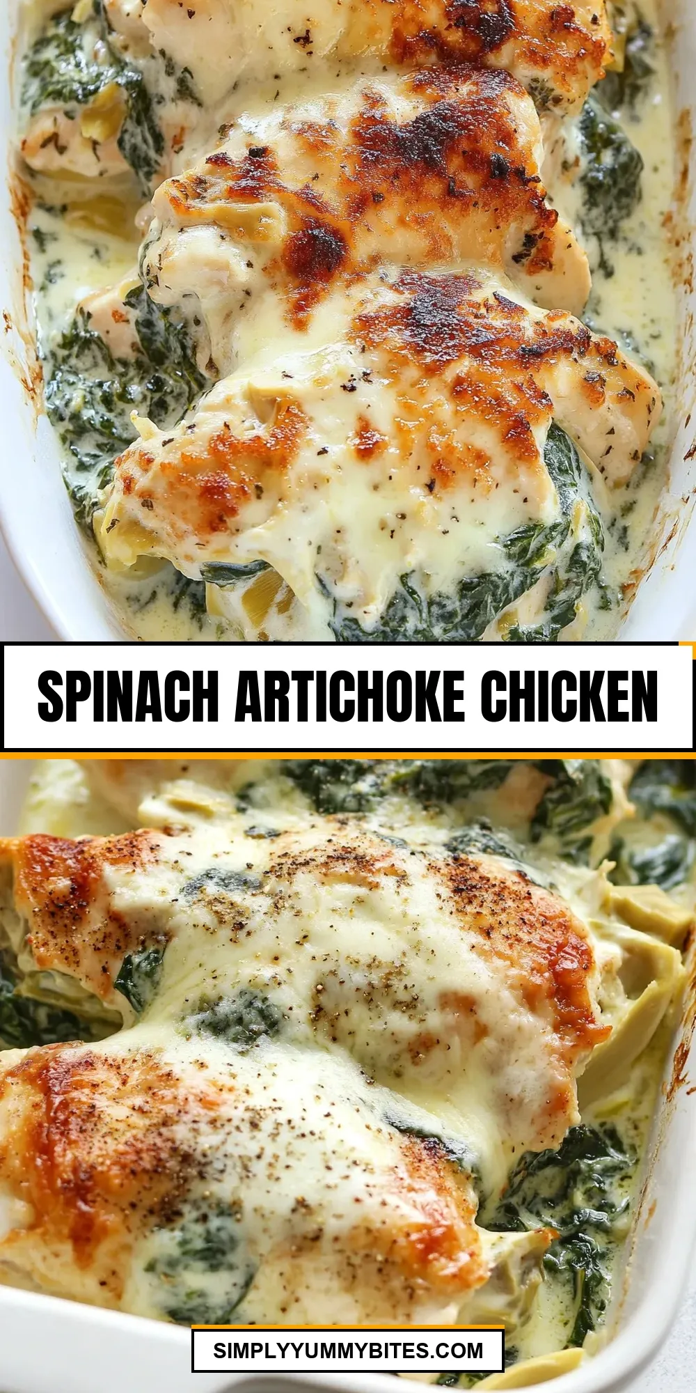 Easy Spinach Artichoke Chicken Recipe