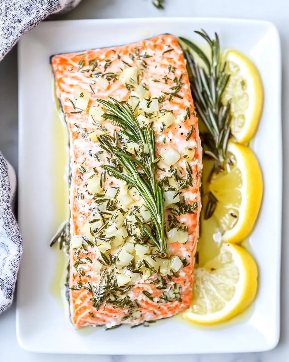 Easy 10-Minute Garlic and Rosemary Roasted Salmon photo