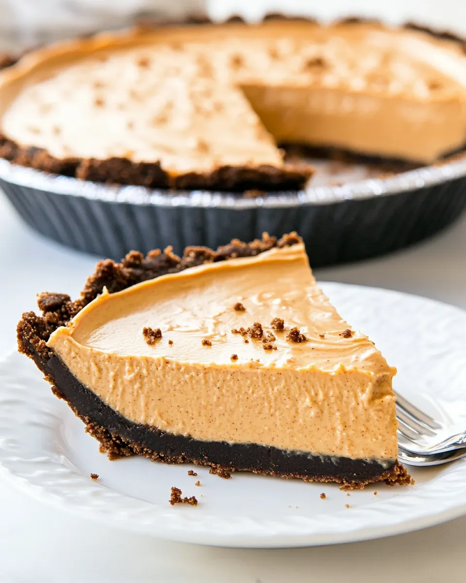 Classic 10-Minute No-Bake Peanut Butter Pie: The Famous Afternoon Delight Recipe shot