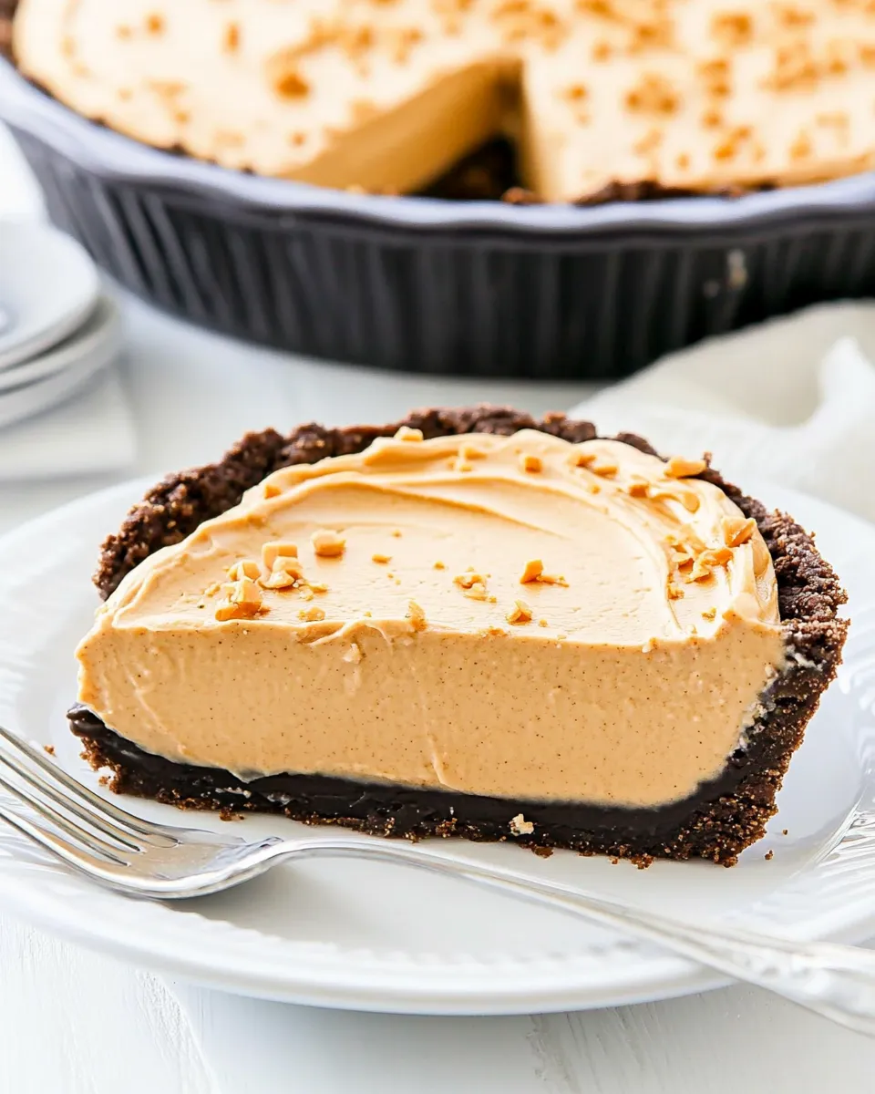 Quick 10-Minute No-Bake Peanut Butter Pie: The Famous Afternoon Delight Recipe recipe photo