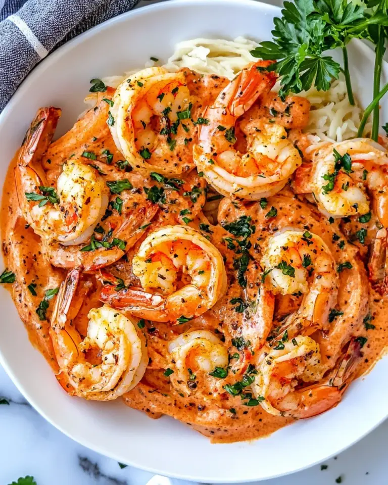 Easy 15-Minute Creamy Tomato Garlic Butter Shrimp photo