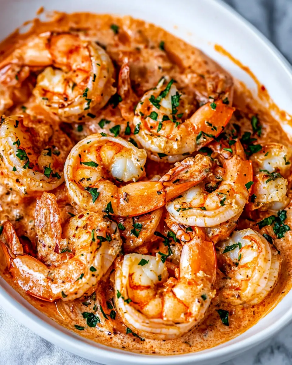 Delicious 15-Minute Creamy Tomato Garlic Butter Shrimp image