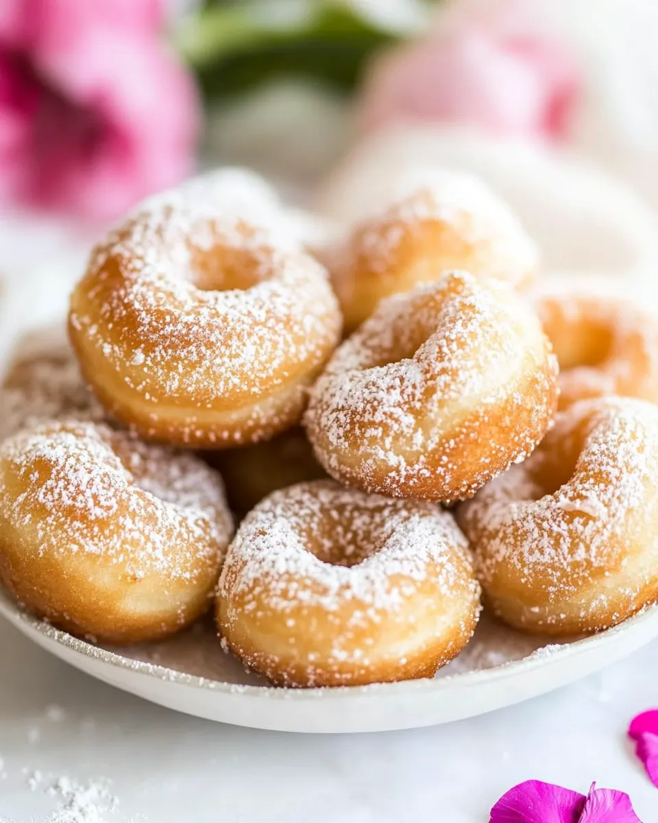 Quick 15-Minute Homemade Donuts shot