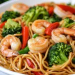 Easy 20-Minute Shrimp and Broccoli Lo Mein photo