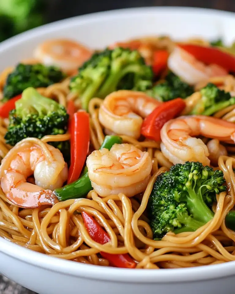 Easy 20-Minute Shrimp and Broccoli Lo Mein photo