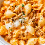 Easy 20 Minute Cheesy Beef and Shells photo