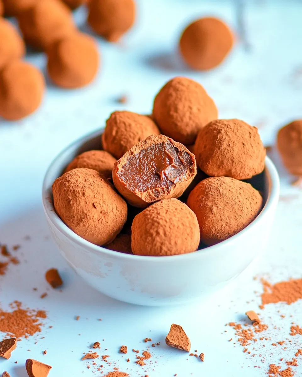 Easy 2 Ingredient Chocolate Truffles photo