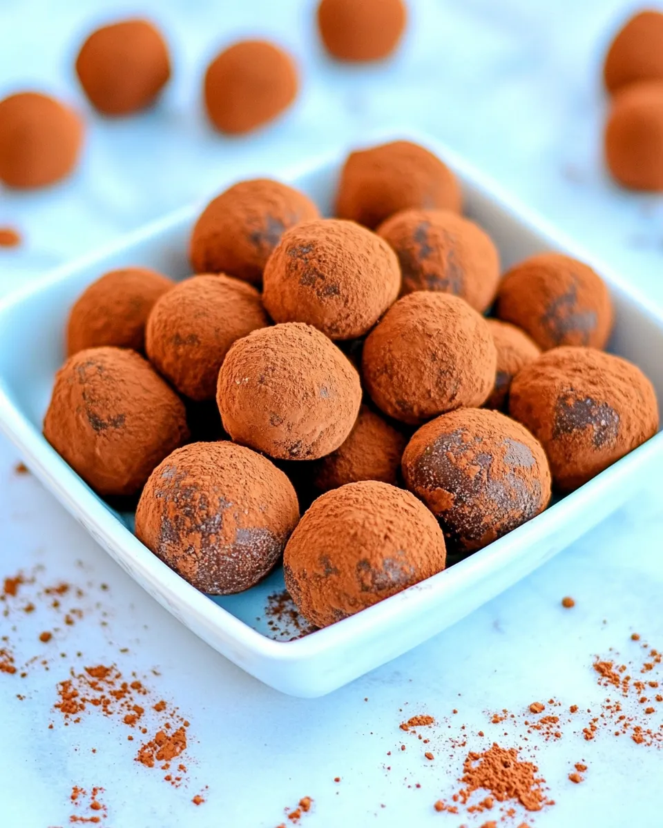Delicious 2 Ingredient Chocolate Truffles image