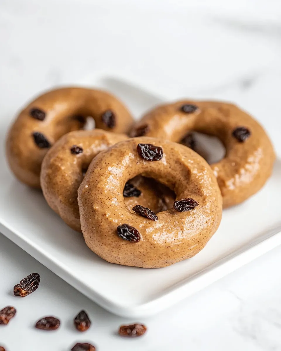 Classic 2 Ingredient Cinnamon Raisin Bagels image