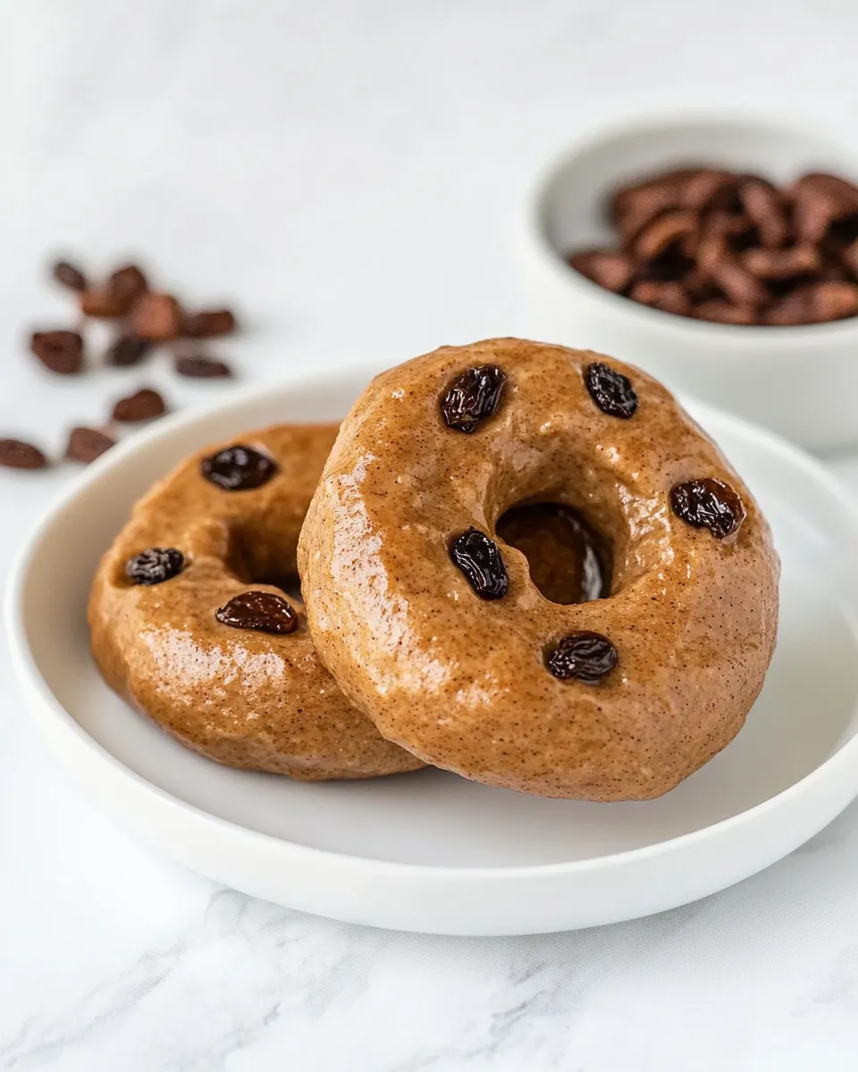 Easy 2 Ingredient Cinnamon Raisin Bagels recipe photo