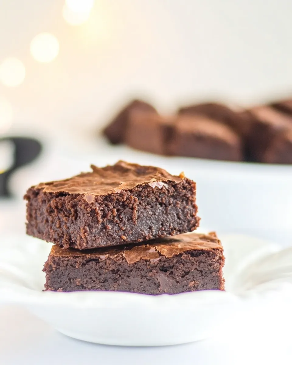 Delicious 3-Ingredient Nutella Brownies image