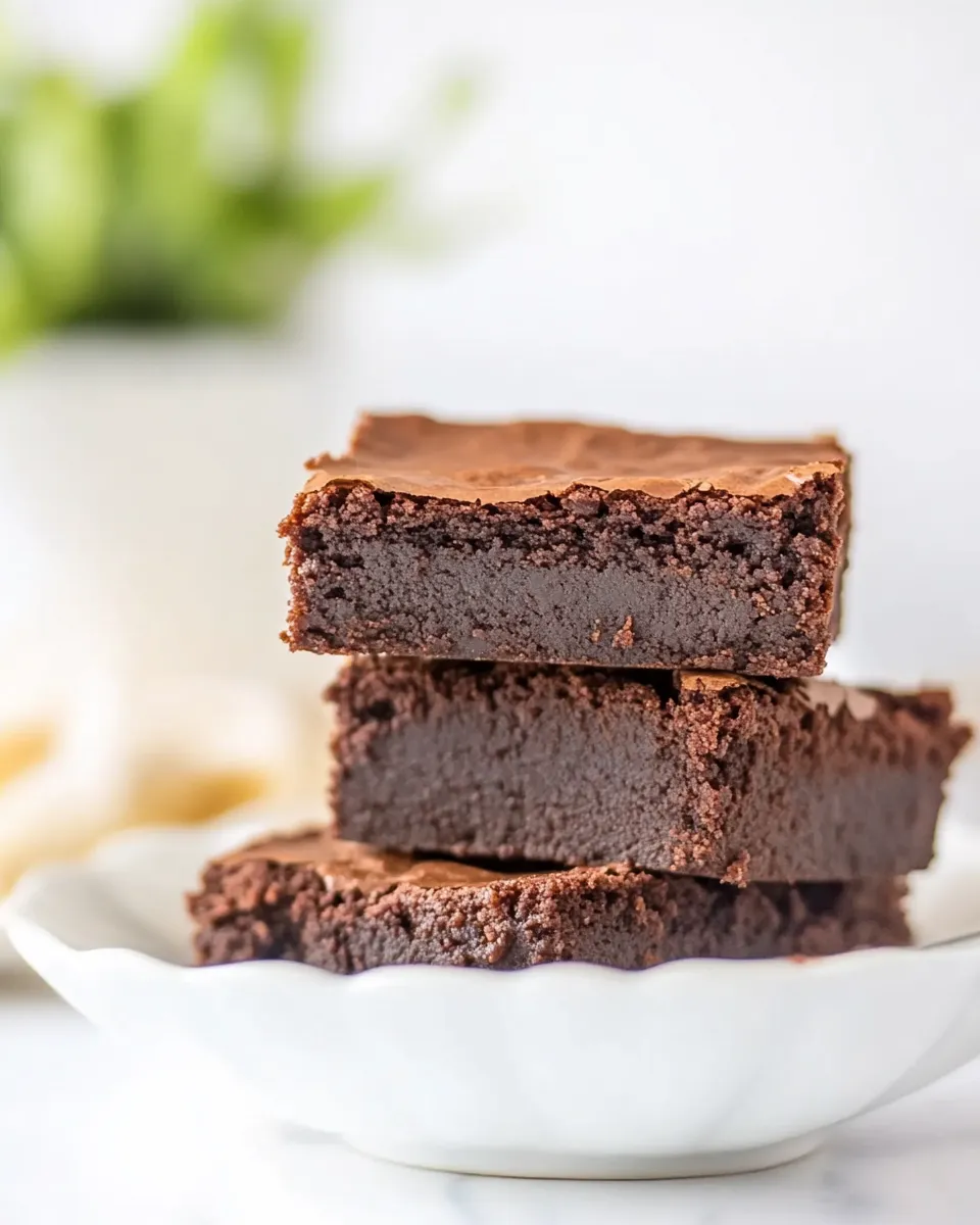 Tasty 3-Ingredient Nutella Brownies dish photo