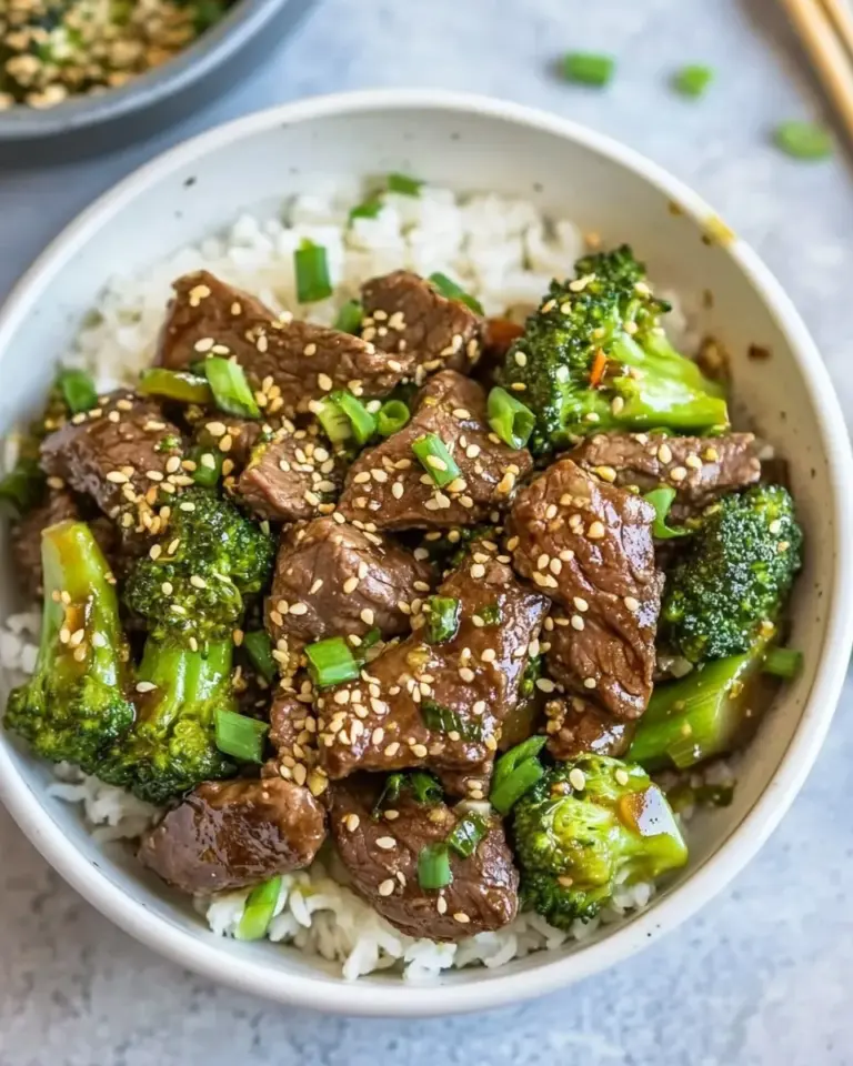 Easy 30-Minute Sesame Ginger Garlic Broccoli Beef Stir Fry photo