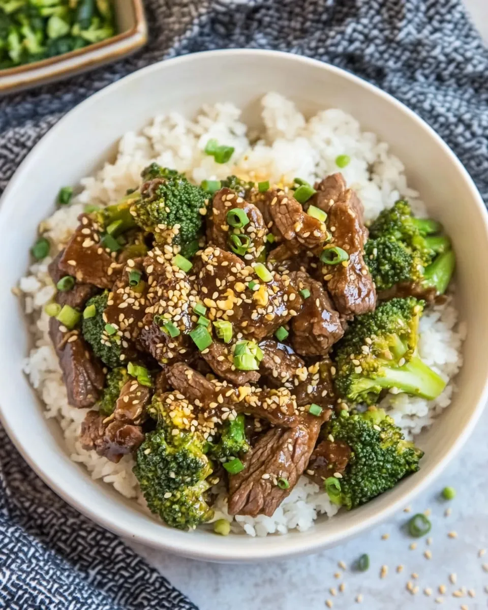 Delicious 30-Minute Sesame Ginger Garlic Broccoli Beef Stir Fry image