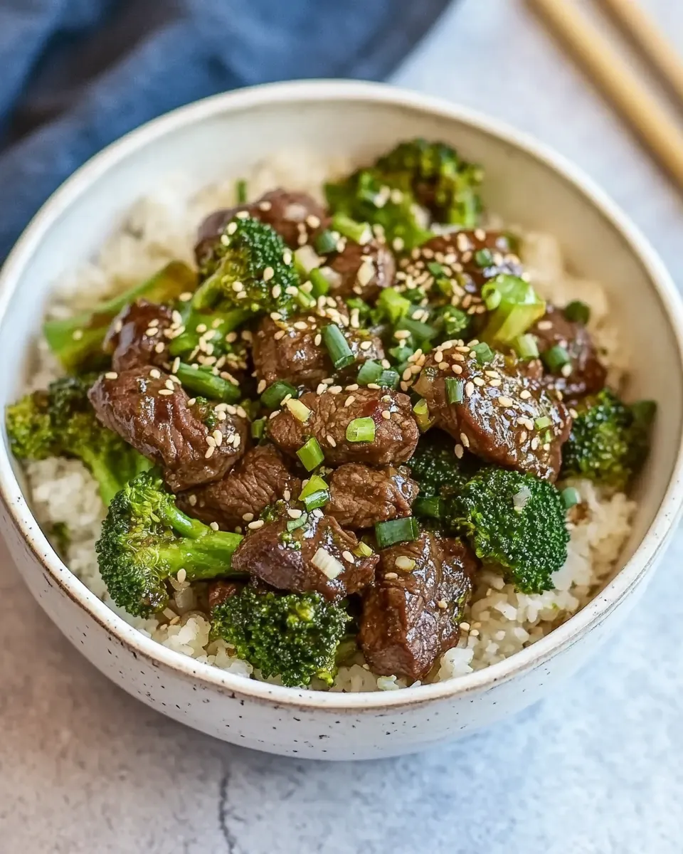 Quick 30-Minute Sesame Ginger Garlic Broccoli Beef Stir Fry recipe photo