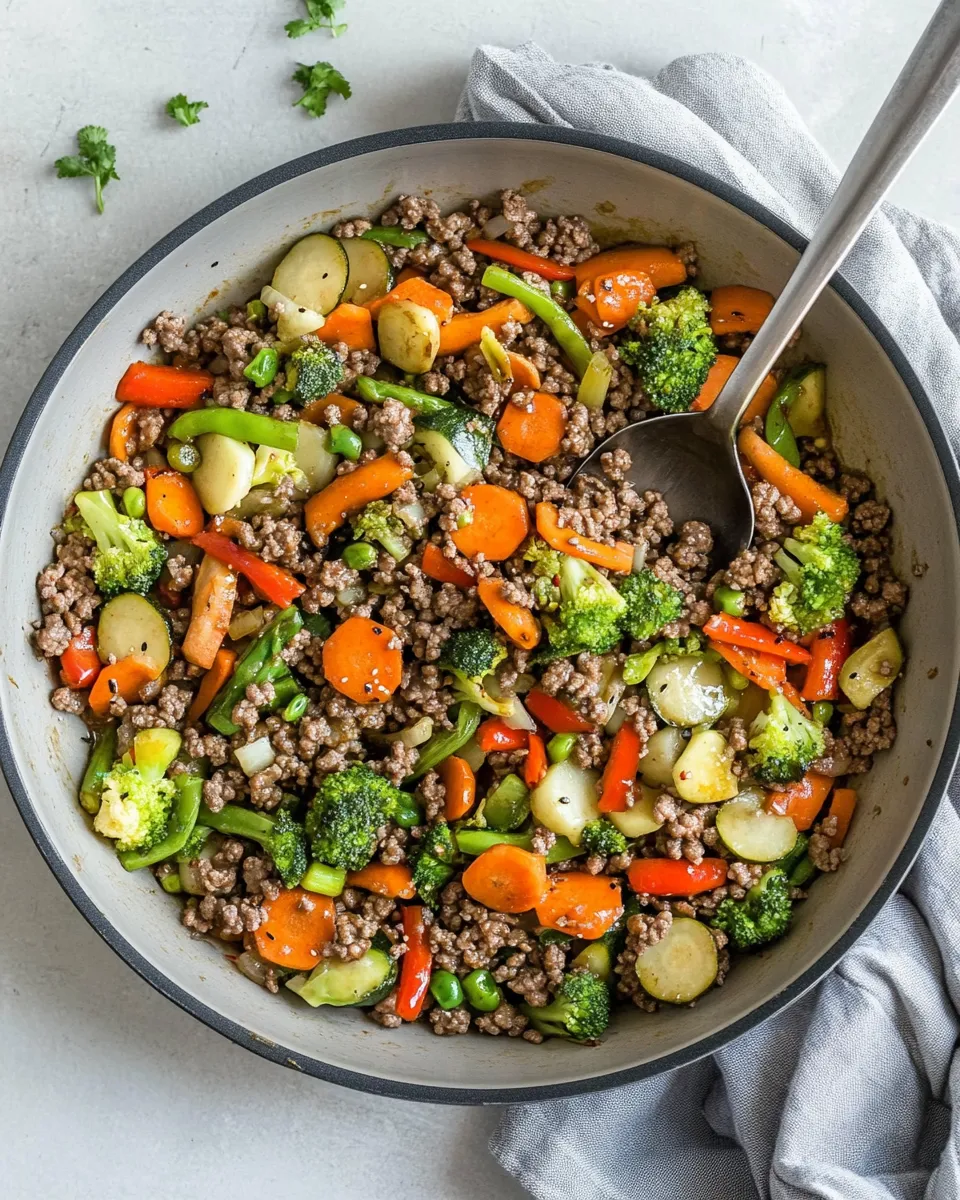 Delicious 30-Minute Teriyaki Ground Beef Skillet with Vegetables image
