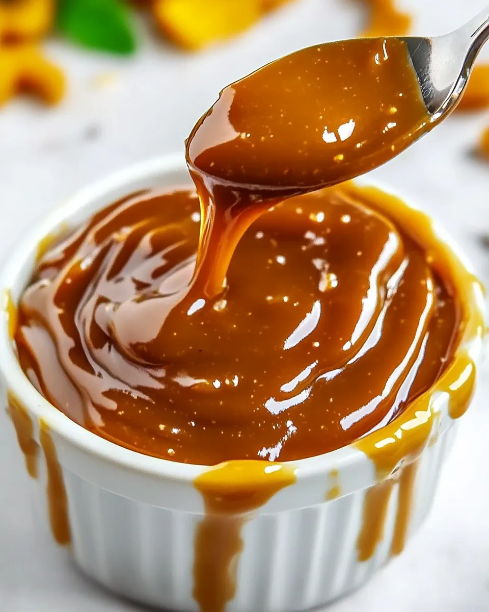 Delicious 3 Ingredient Caramel Sauce image