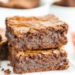 Easy 3 Ingredient Nutella Brownies photo