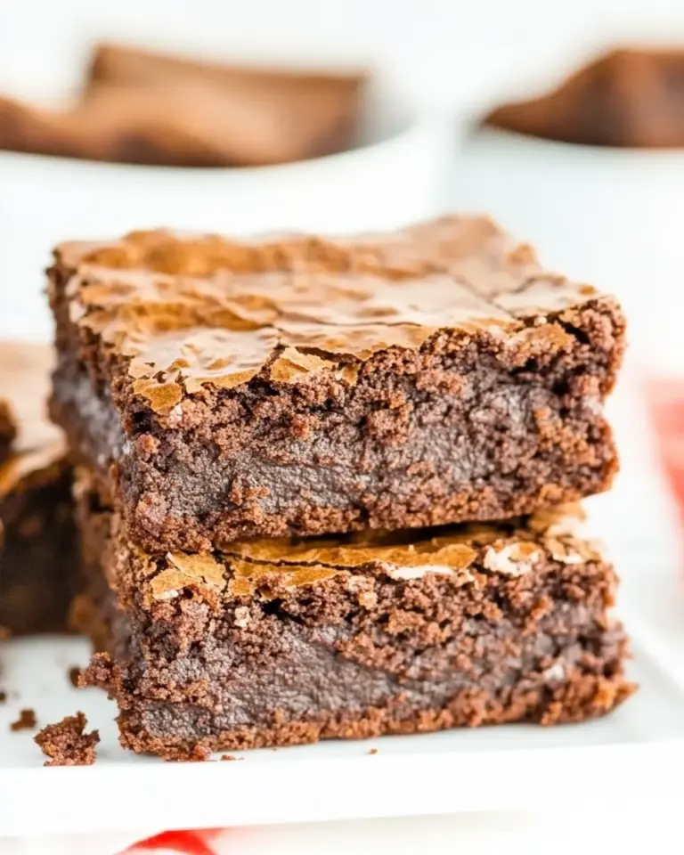 Easy 3 Ingredient Nutella Brownies photo