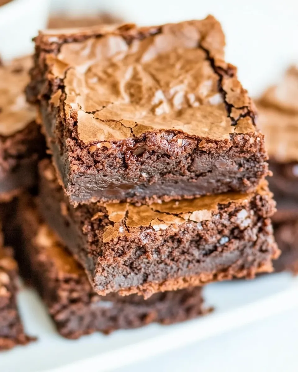 Quick 3 Ingredient Nutella Brownies recipe photo