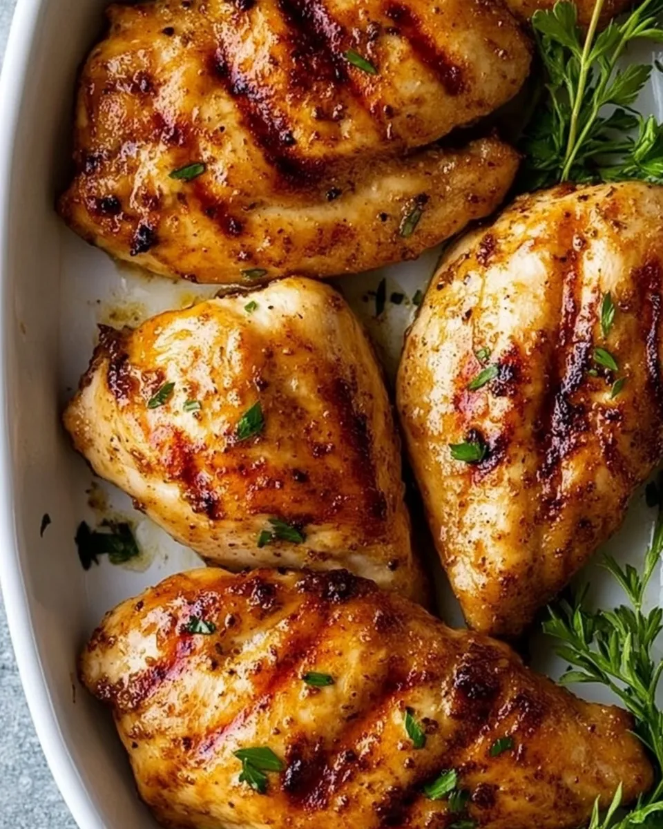 Quick 4 Ingredient Chicken Marinade shot