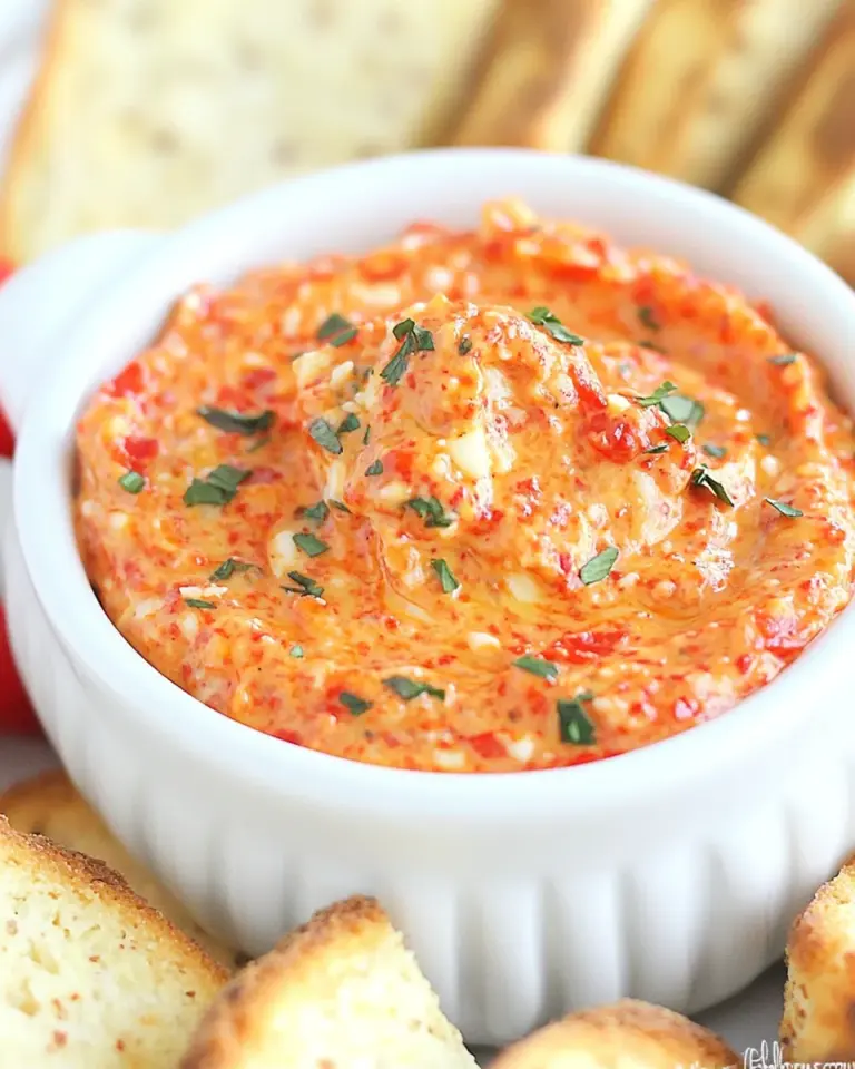 Homemade 5 Cheese Roasted Red Pepper Spread photo