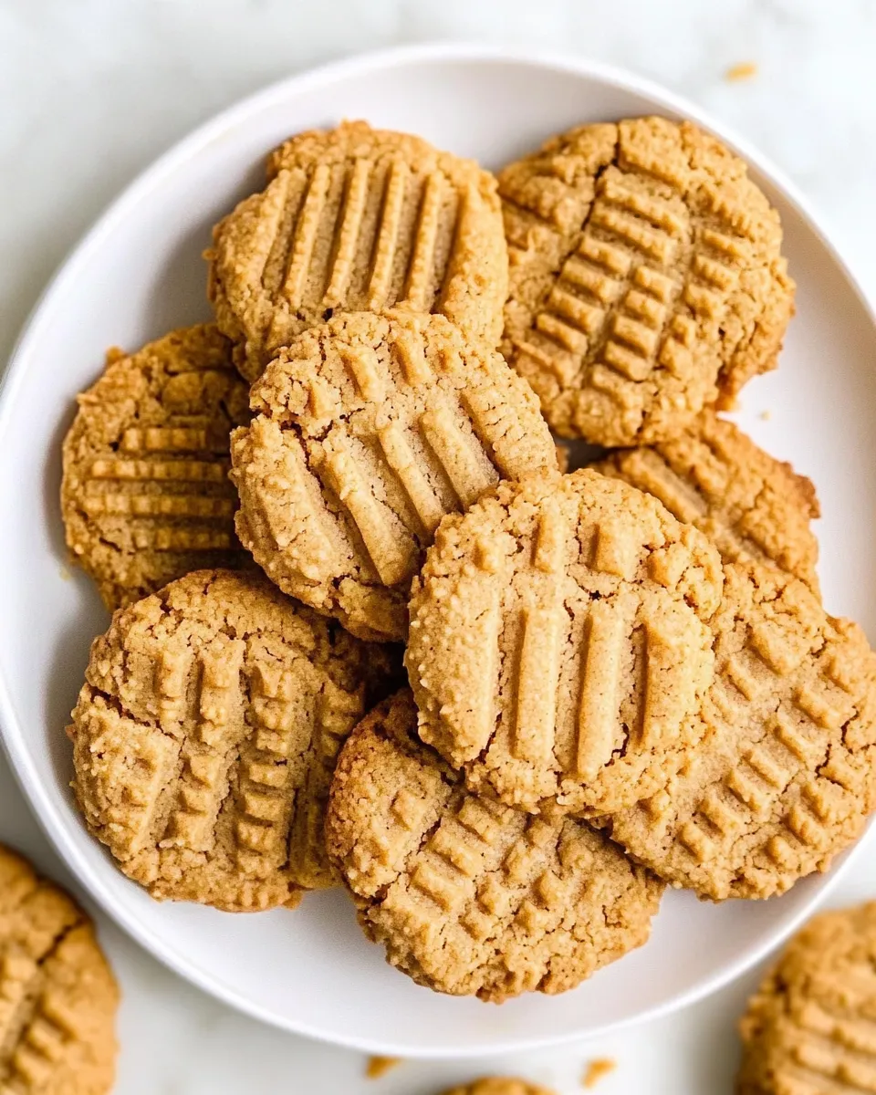 Easy 5 Ingredient Peanut Butter Cookies photo
