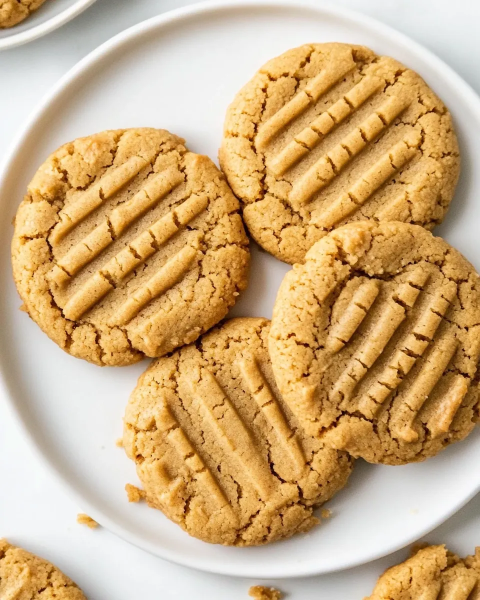 Quick 5 Ingredient Peanut Butter Cookies recipe photo