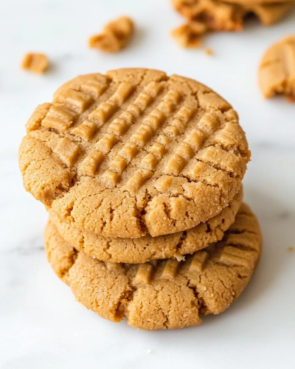 Healthy 5 Ingredient Peanut Butter Cookies shot