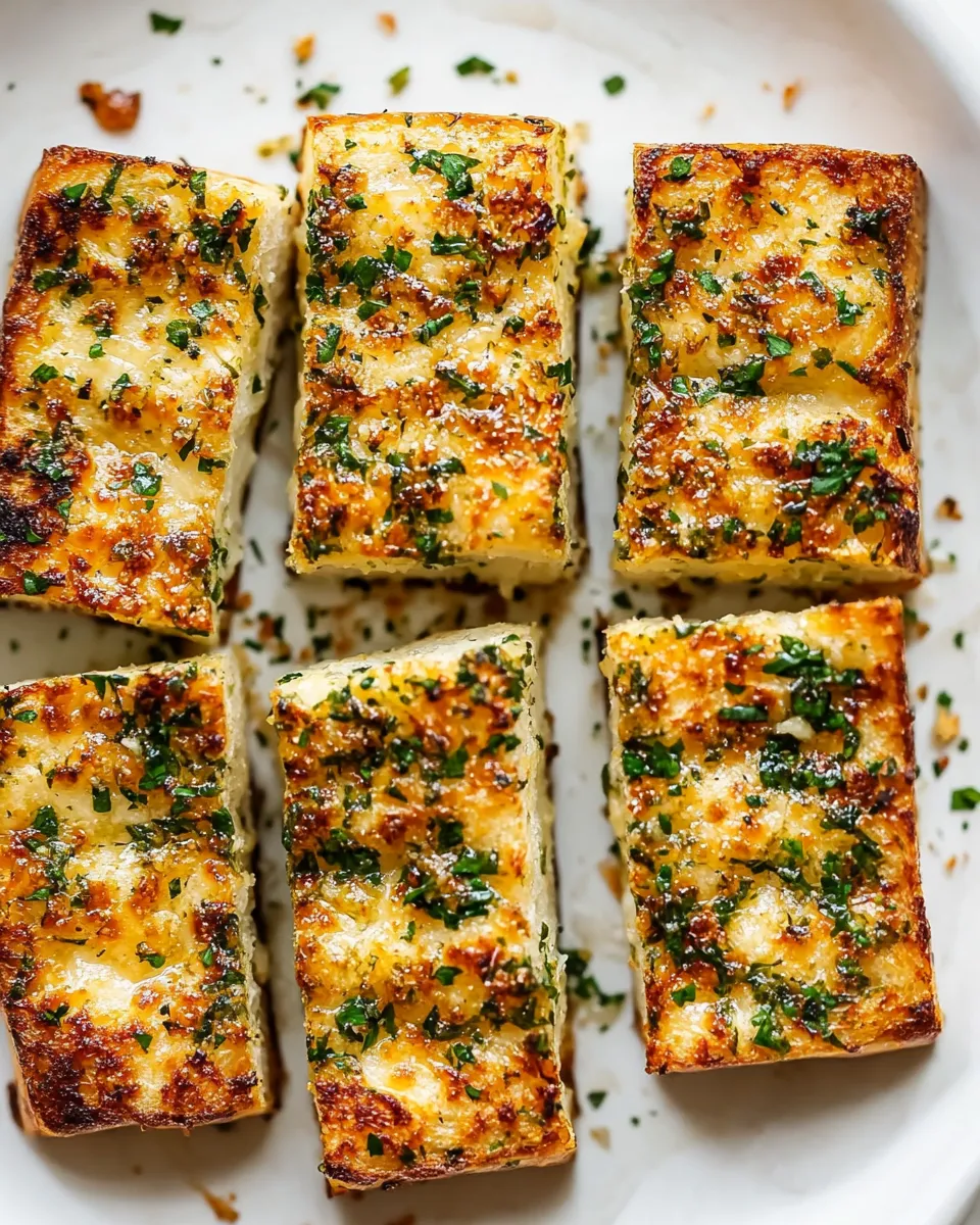 Quick 5 Minute Air Fryer Garlic Bread image