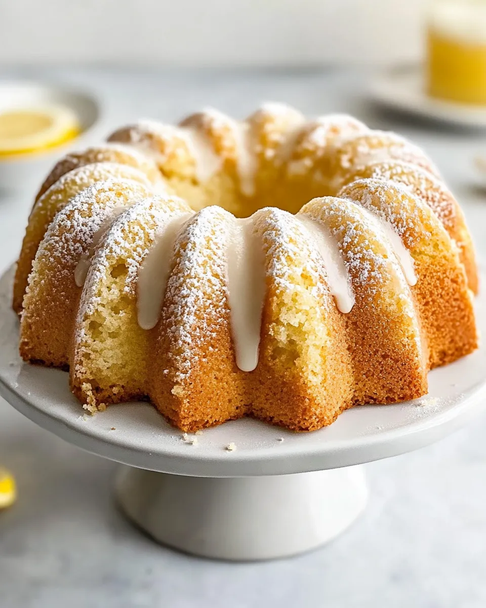 Easy 7UP Bundt Cake recipe photo