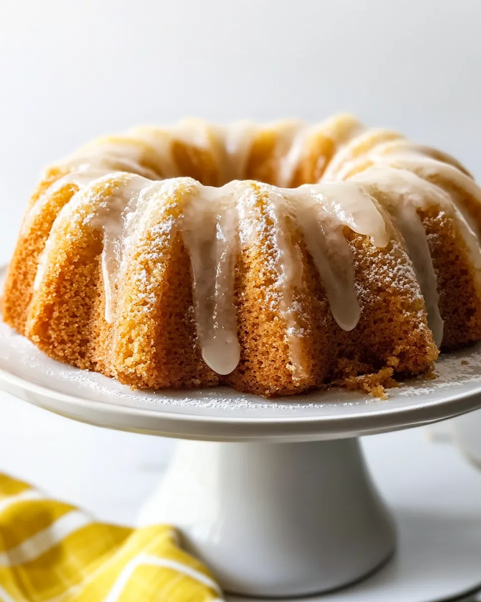Delicious 7UP Bundt Cake shot