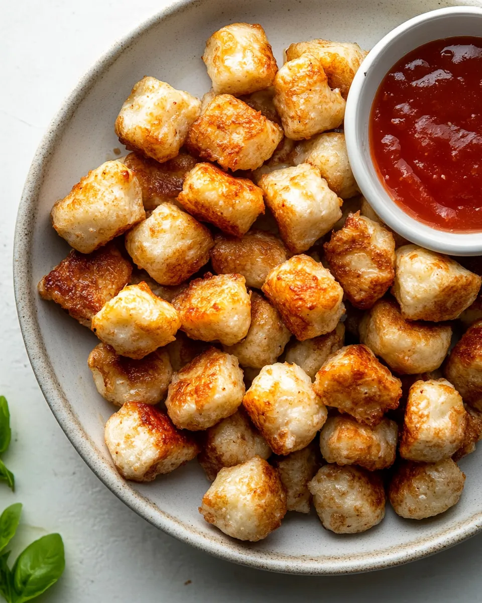 Healthy Air-Fryer Cauliflower Gnocchi recipe photo