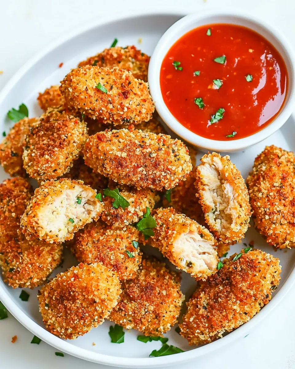 Homemade Air-Fryer Chicken Nuggets photo