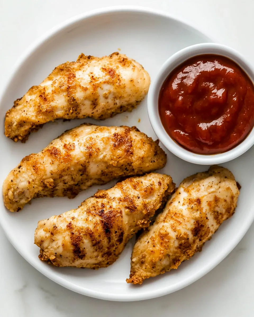 Healthy Air-Fryer Chicken Tenders, No Breading recipe photo