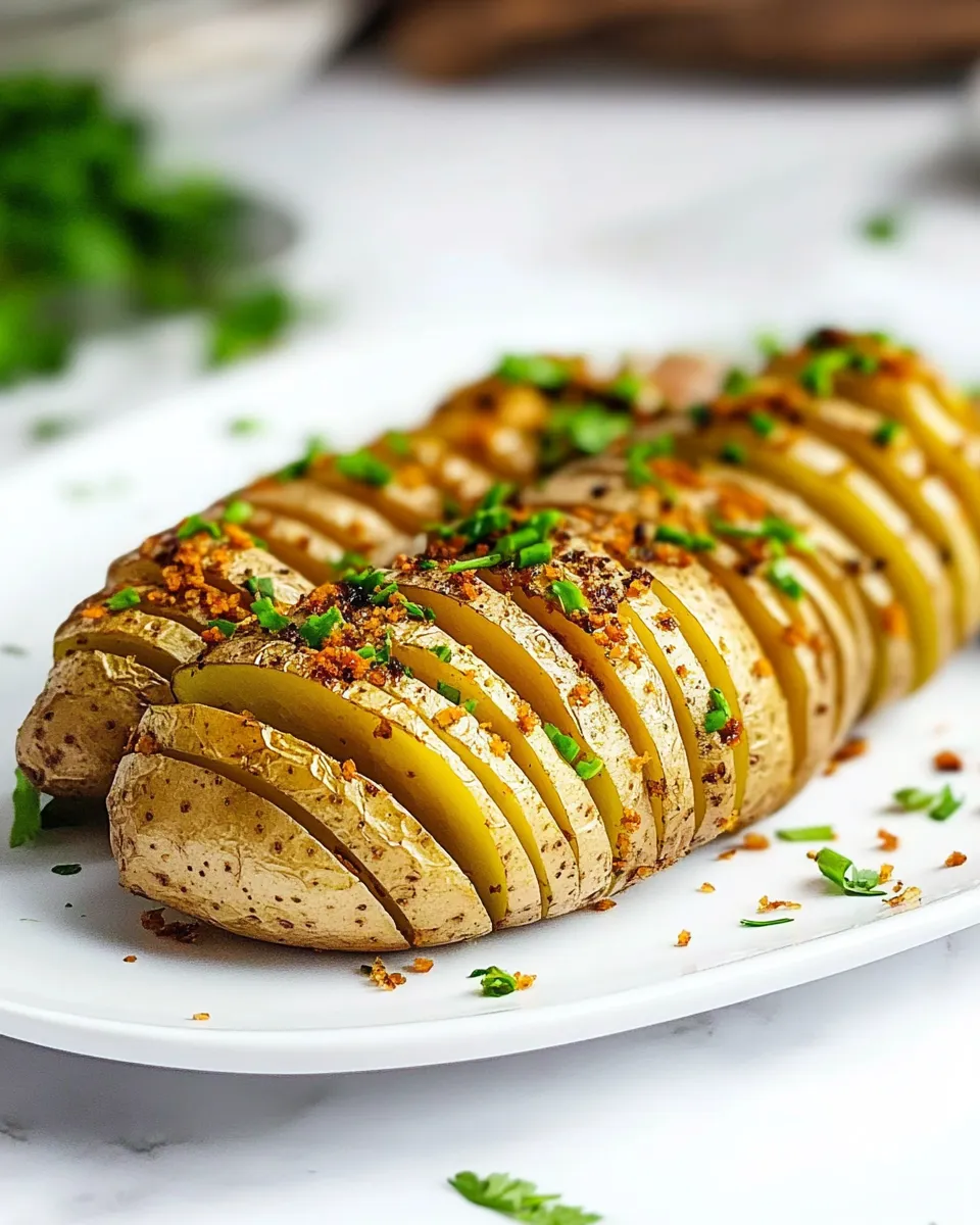 Easy Air-Fryer Hasselback Potatoes photo
