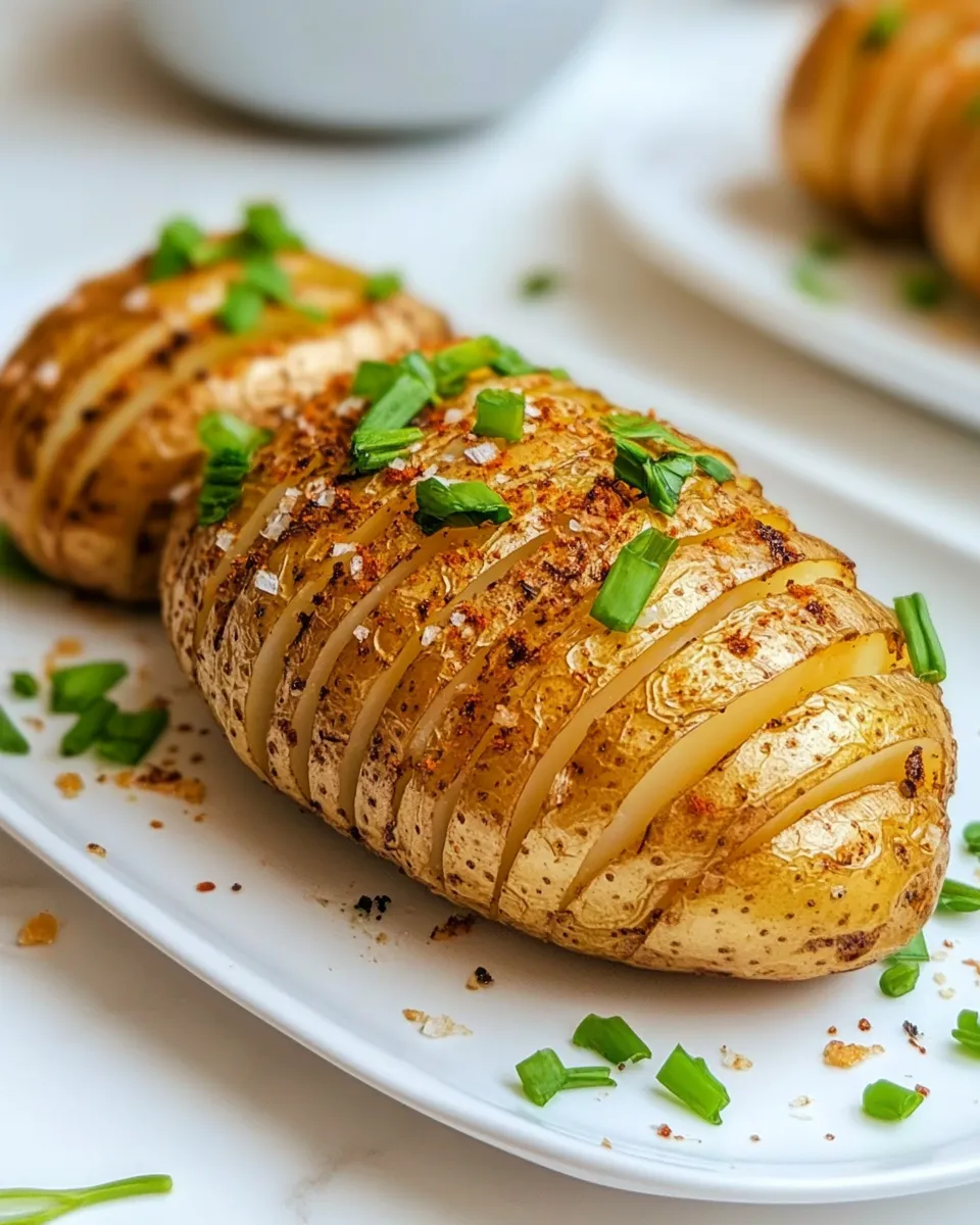 Delicious Air-Fryer Hasselback Potatoes image