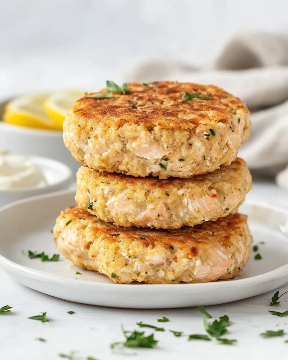 Delicious Air-Fryer Salmon Patties recipe photo